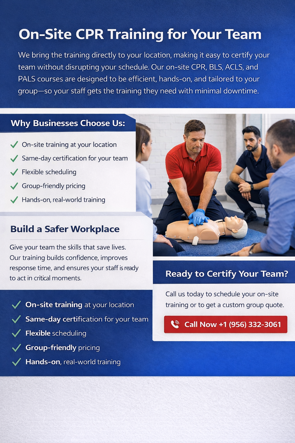 image of a team meeting (for a medical clinic)