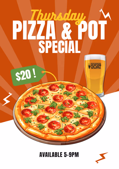 Pizza and Pot Thursday