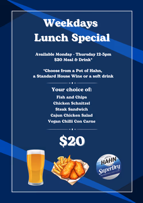 Weekdays Lunch Special