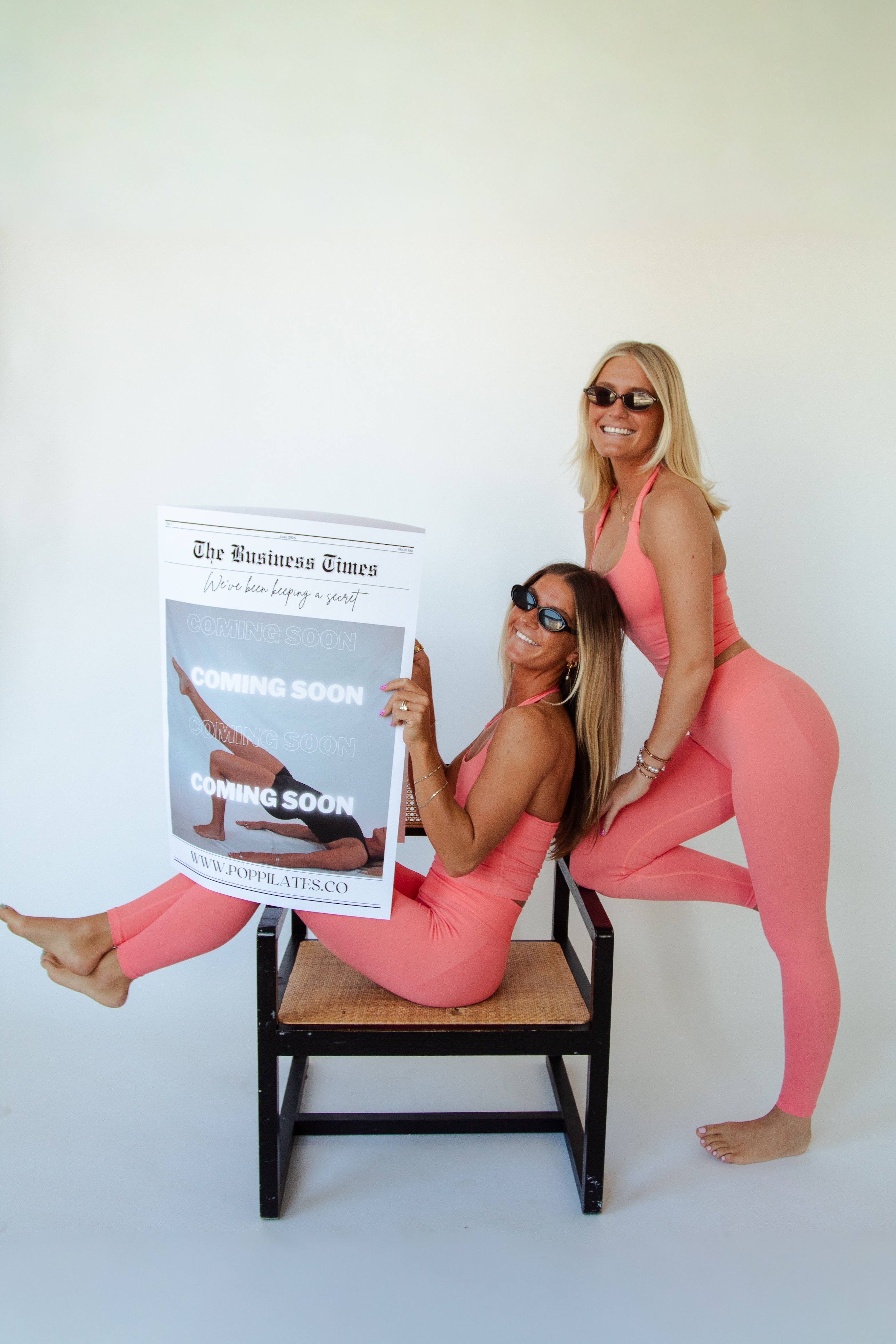 Emily and Izzy, founders of Pop Pilates