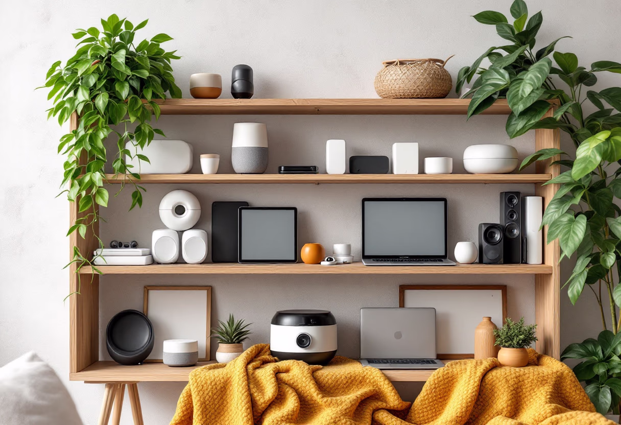 image of a diverse range of tech products