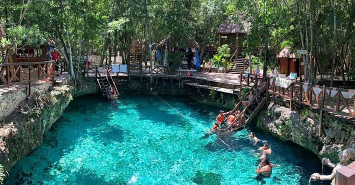 Swimming in a cenote