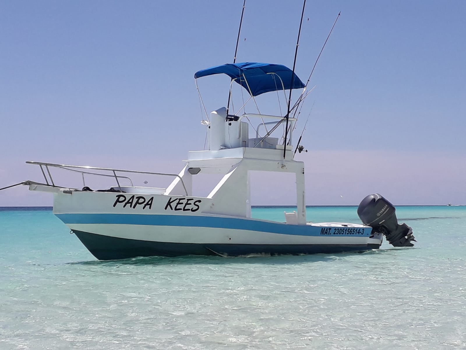 Deep sea fishing in the Caribbean