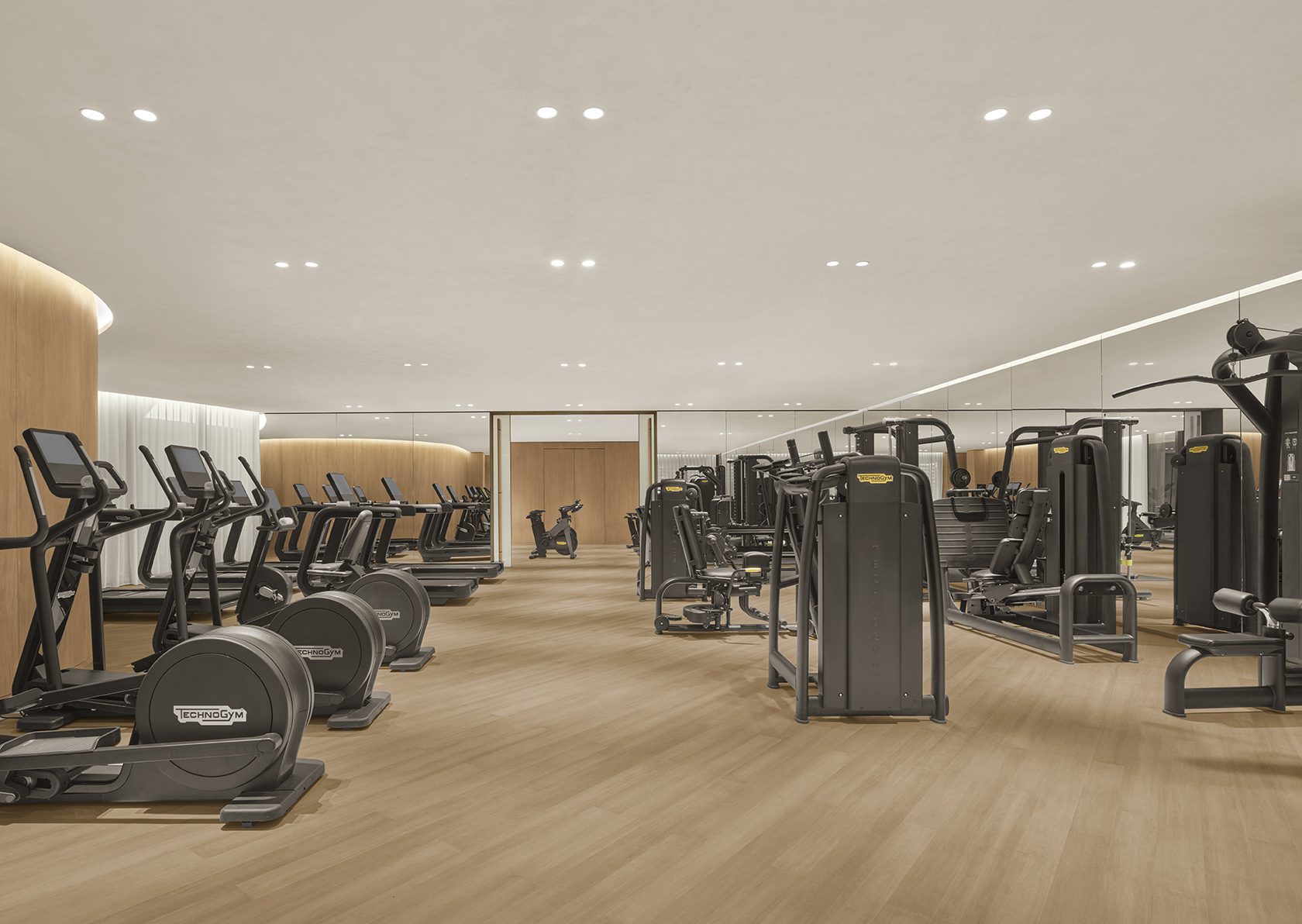 Yoga deck overlooking mangroves