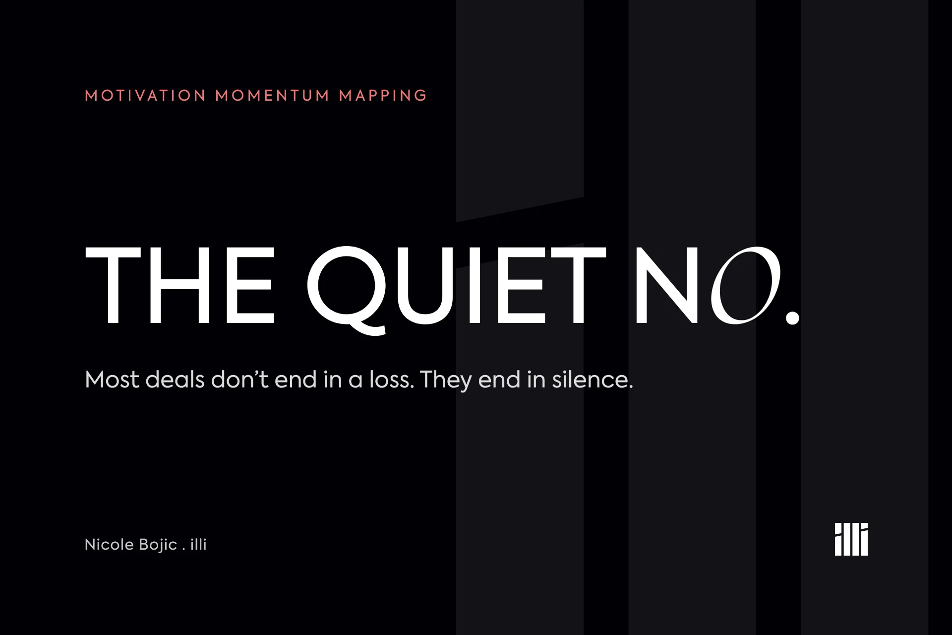 Most deals don't end in a loss. They end in silence.