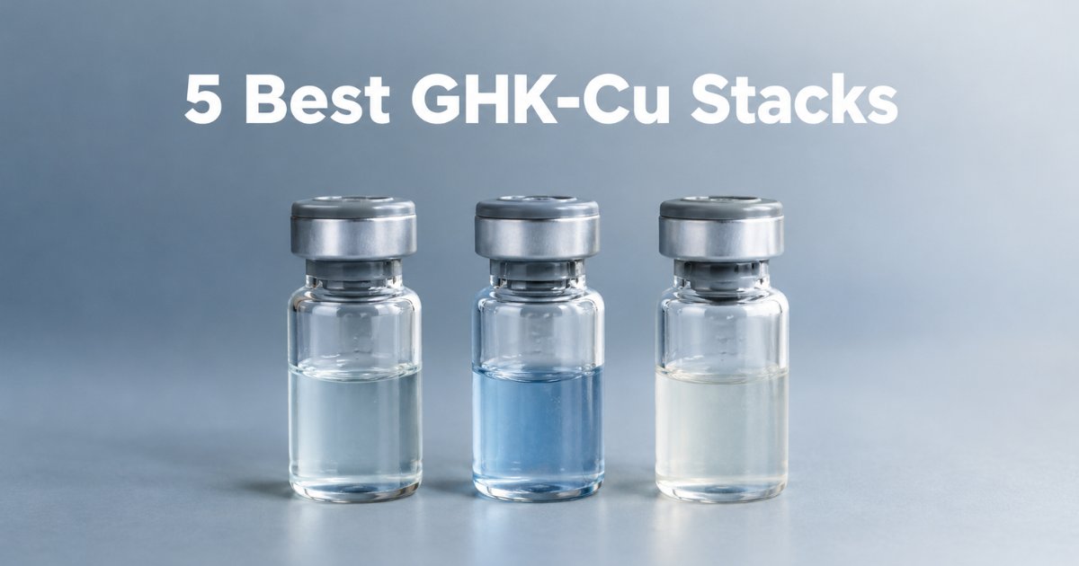 5 Best GHK-Cu Stacks: GLOW, Wolverine and More, Ranked by Evidence