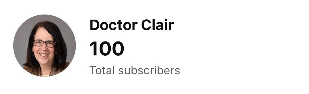 Doctor Clair YouTube before DMV - 0 subscribers