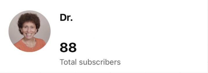 Dr. Morstein before - 88 subscribers