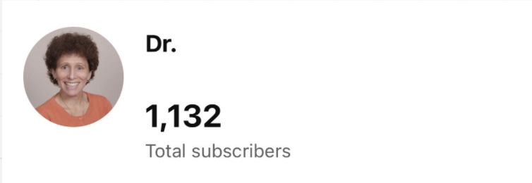 Dr. Morstein after - 1,132 subscribers