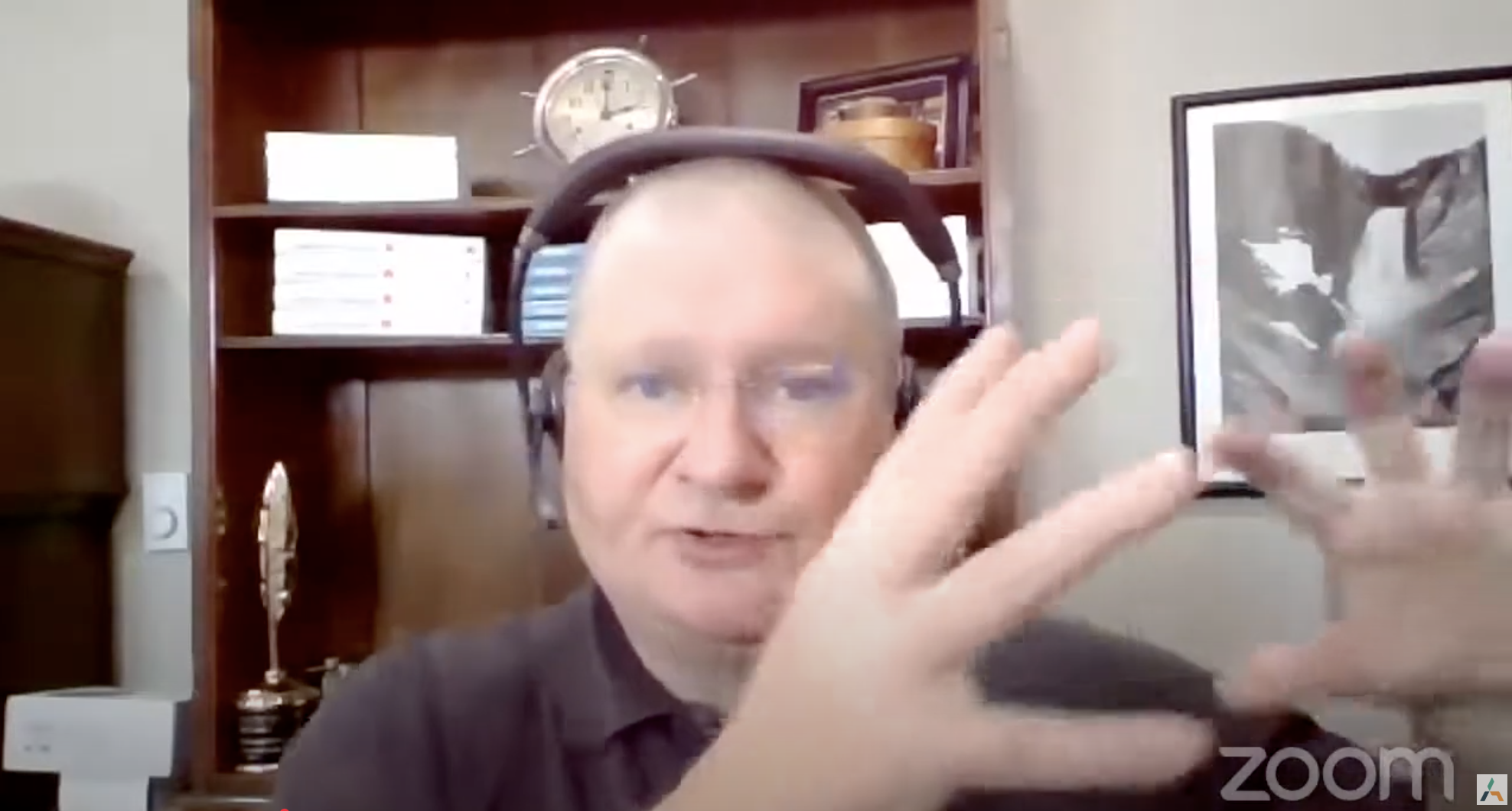 Dr. Anderson studio before DMV setup