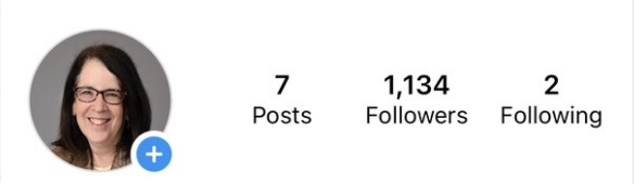 Doctor Clair Instagram before - 1K followers