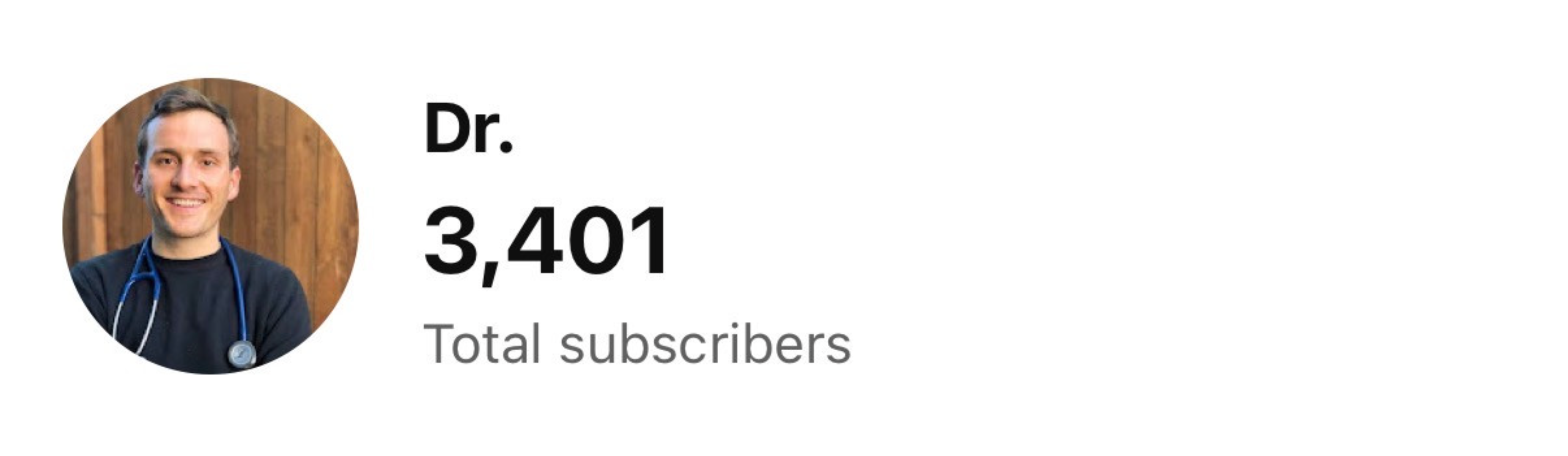 Dr. Heisig YouTube after DMV - 2,500 subscribers