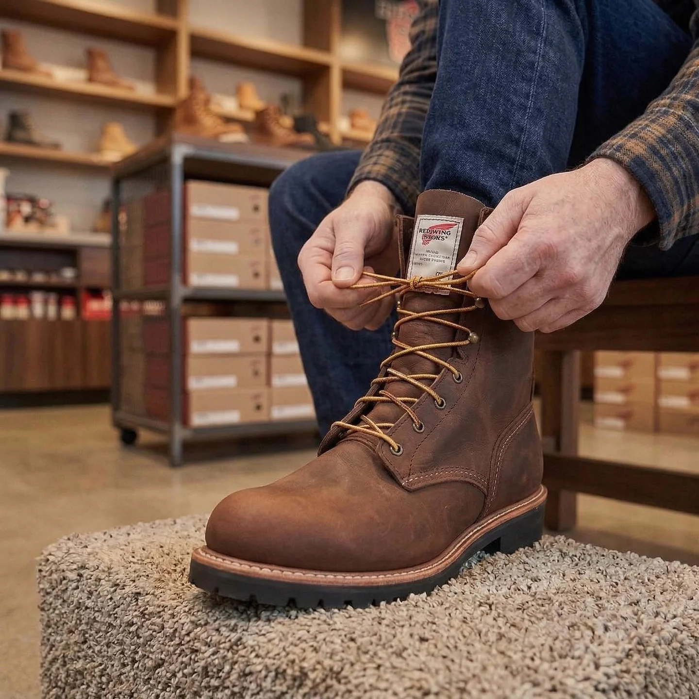 Three people at a table discussing documents with charts and a coffee cup.