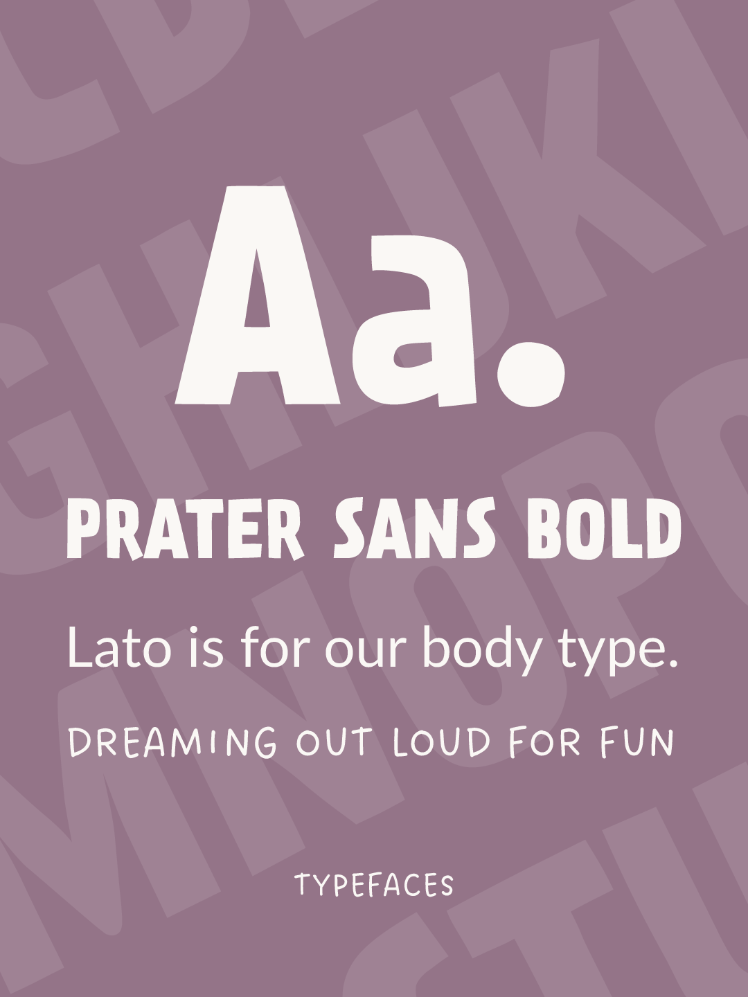 Brand typography design for U.S. nonprofit organization