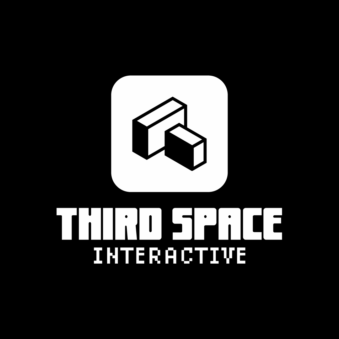 Logo lockup design for architectural visualization company brand identity