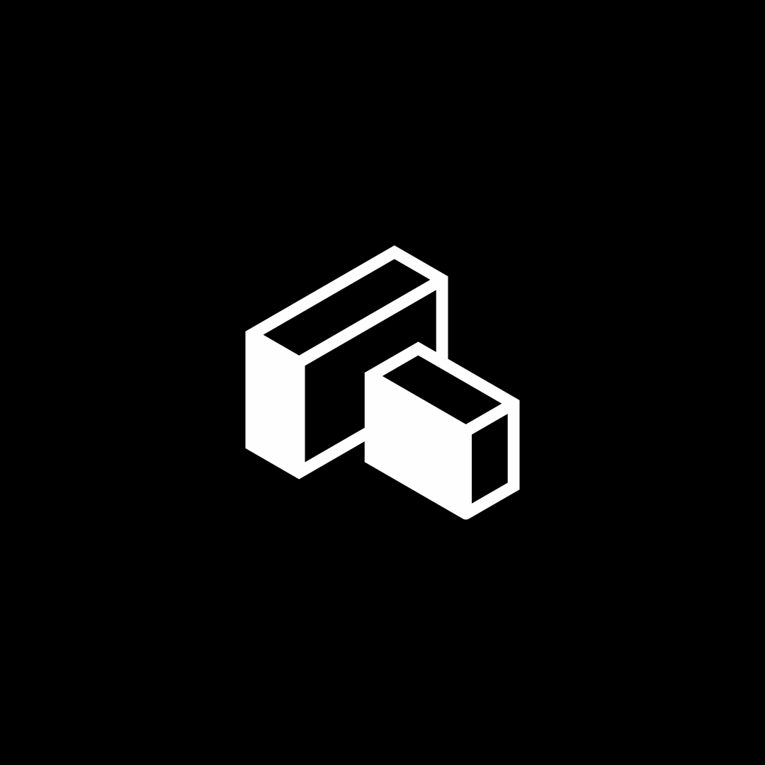 Logo icon design for architectural visualization company brand identity