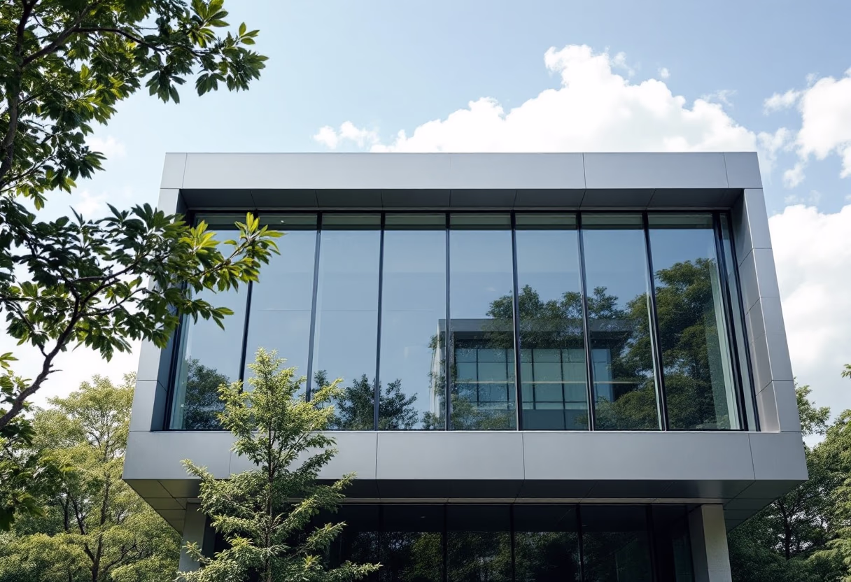 image of office building exterior (for a moving & storage company)