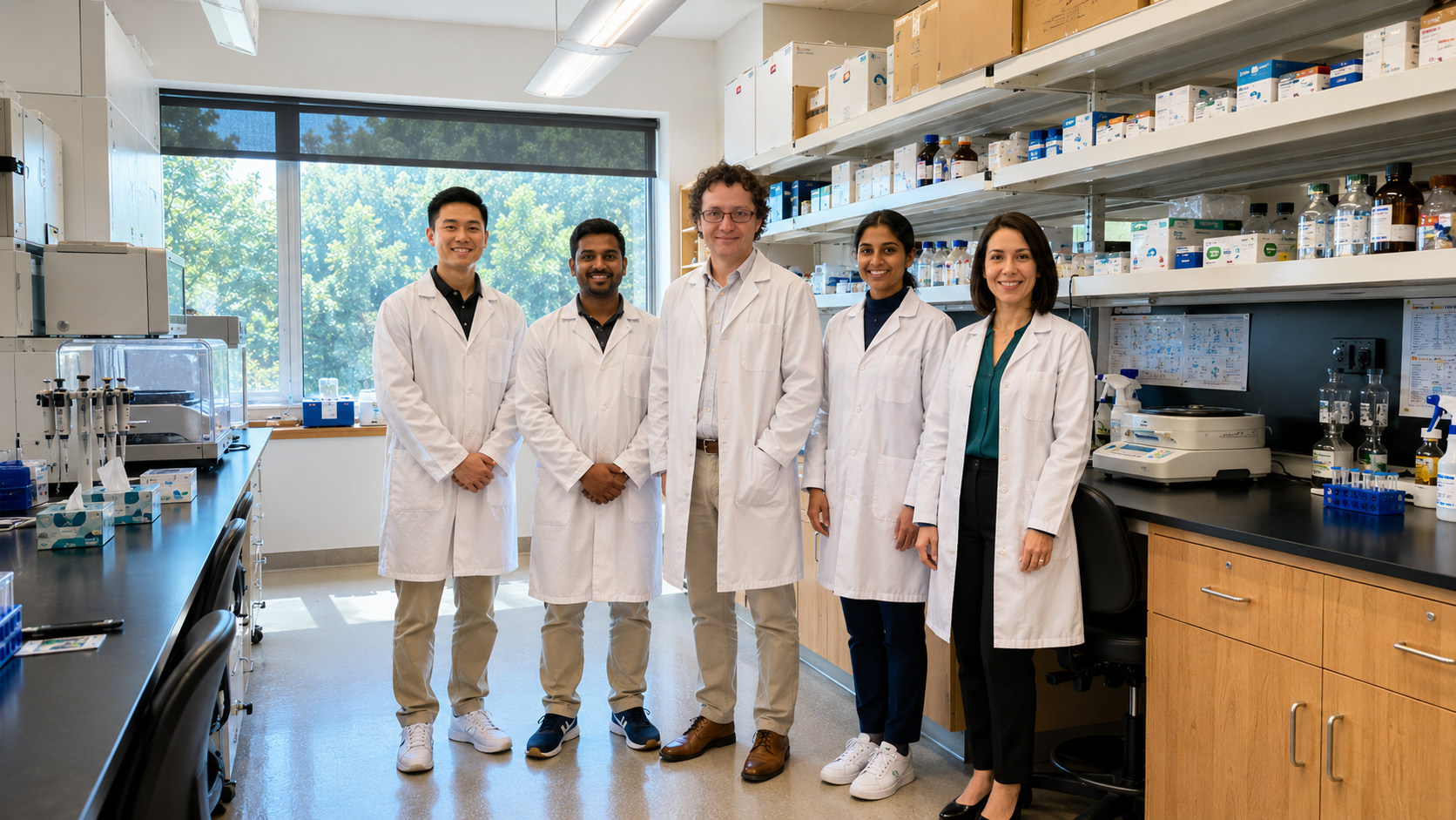 Enzovera team in the lab