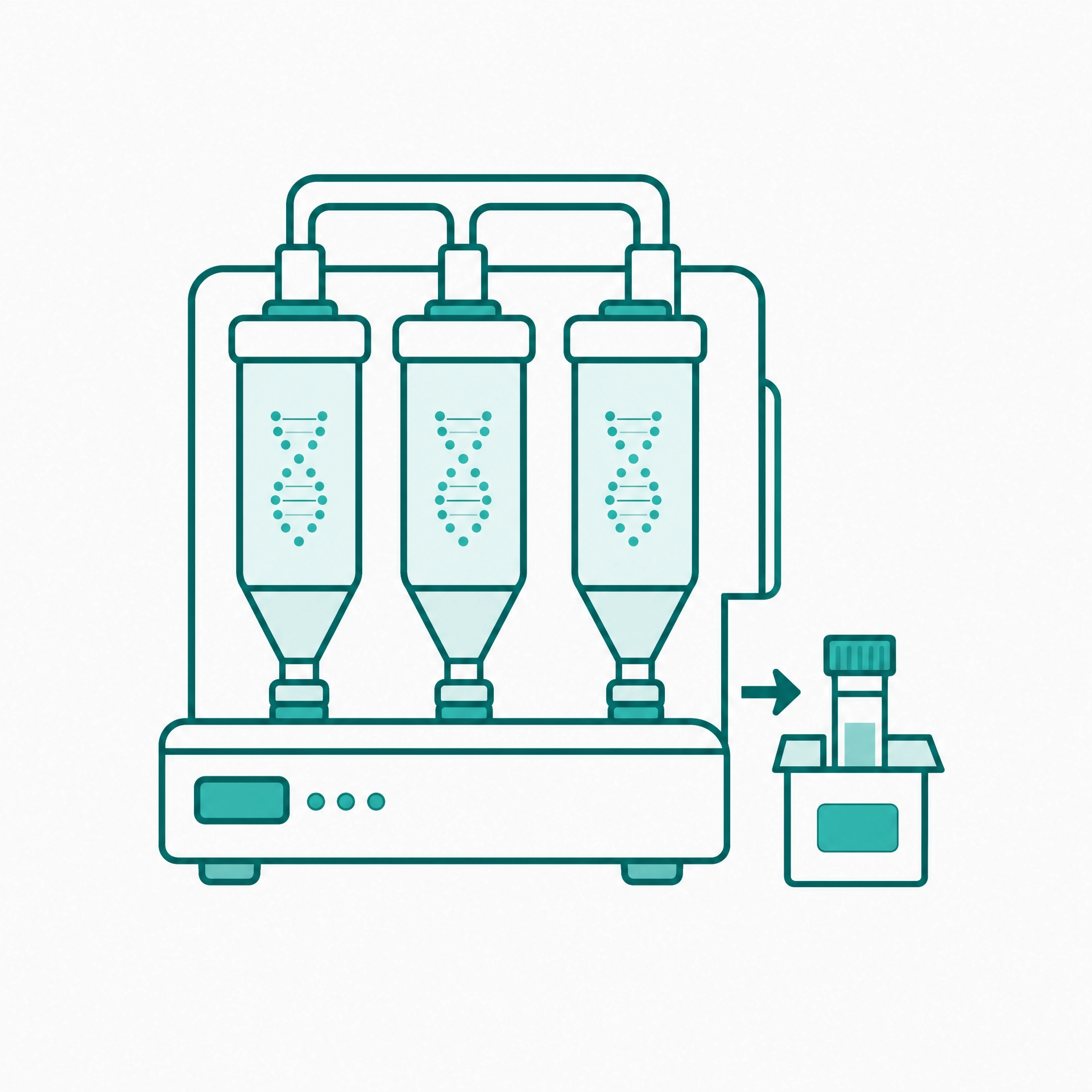 High-volume industrial DNA synthesis