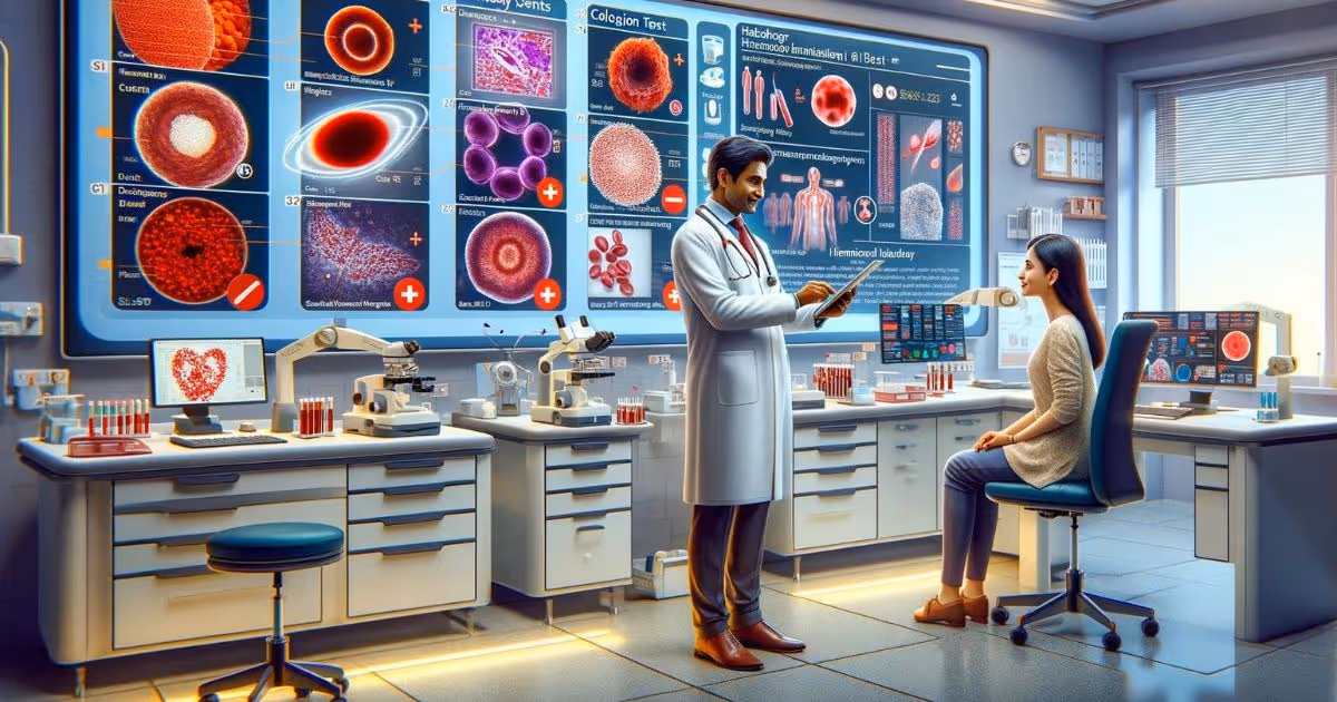 Overview of hematology tests in Indian hospitals for Bangladeshi patients, detailing procedures and expectations.