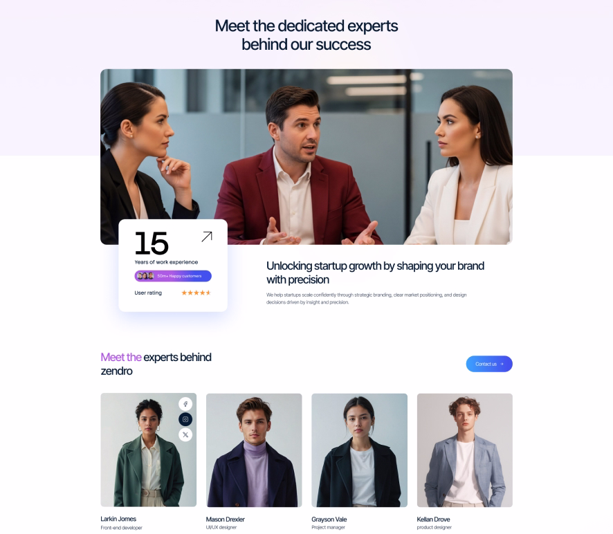 Zendro-landing-Team-image