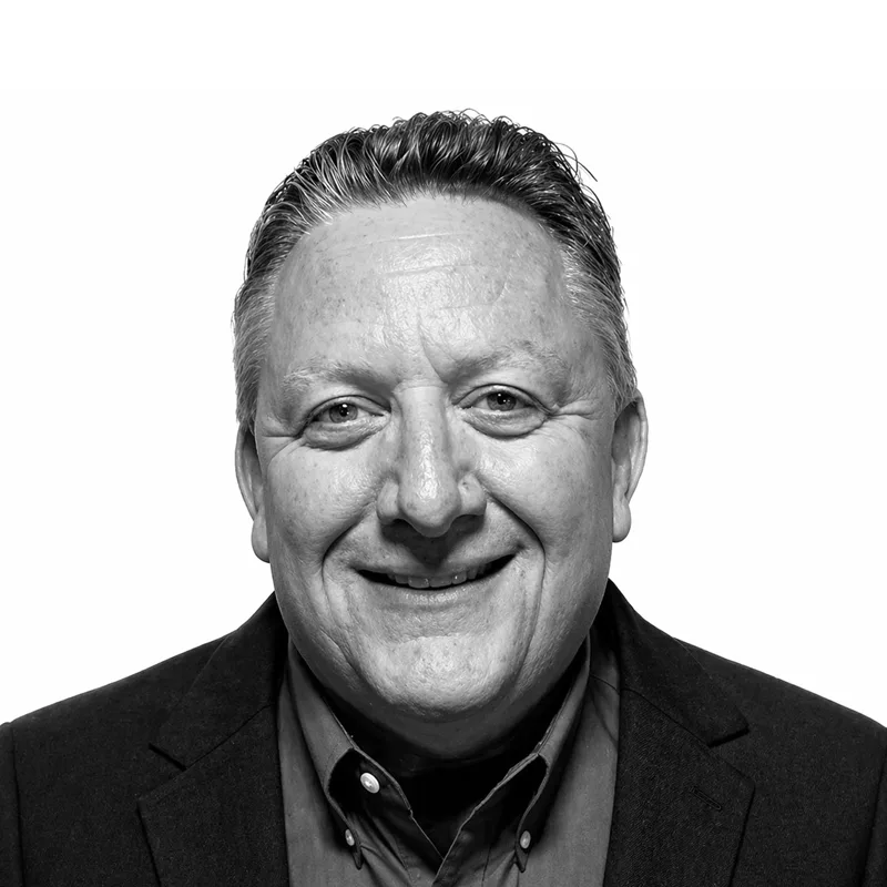 A black and white headshot of Dr. Pete Pappano.