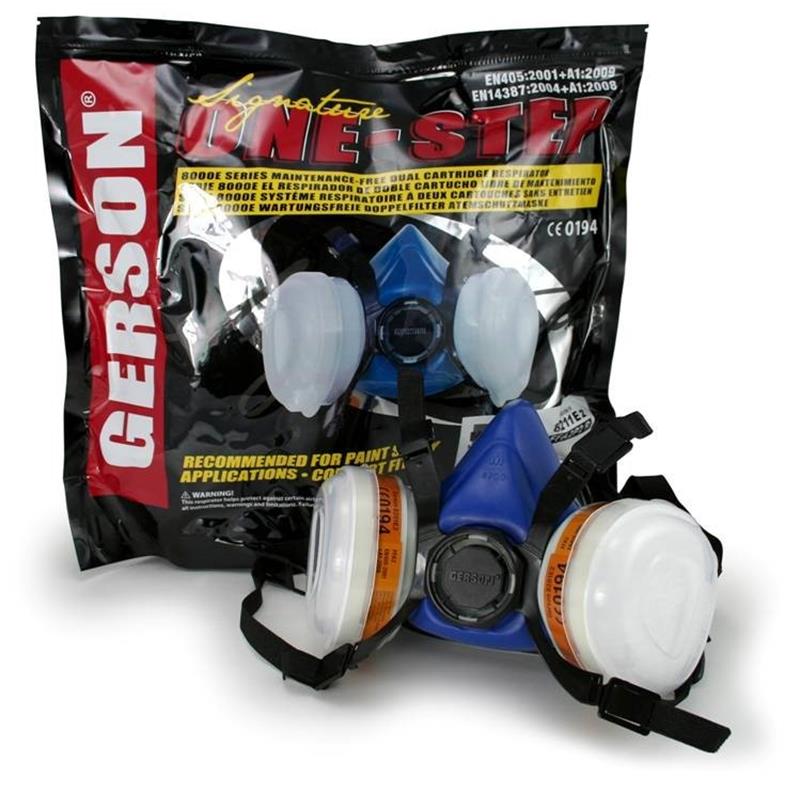 GERSON SPUITMASKER A2P2 vaste filters -maat Large -1stuk