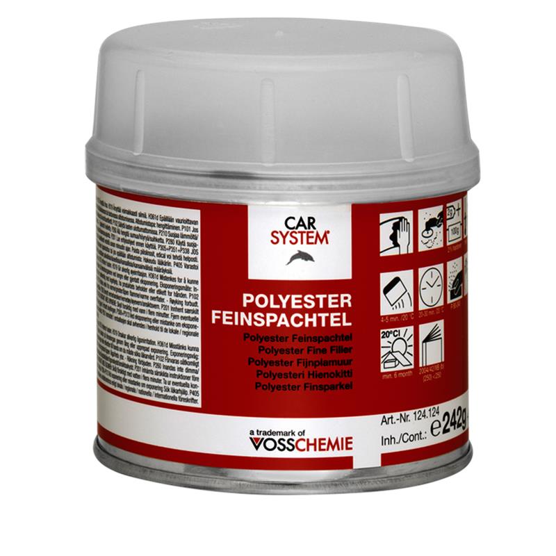 CS FIJN PLAMUUR WIT + HARDER - 250g