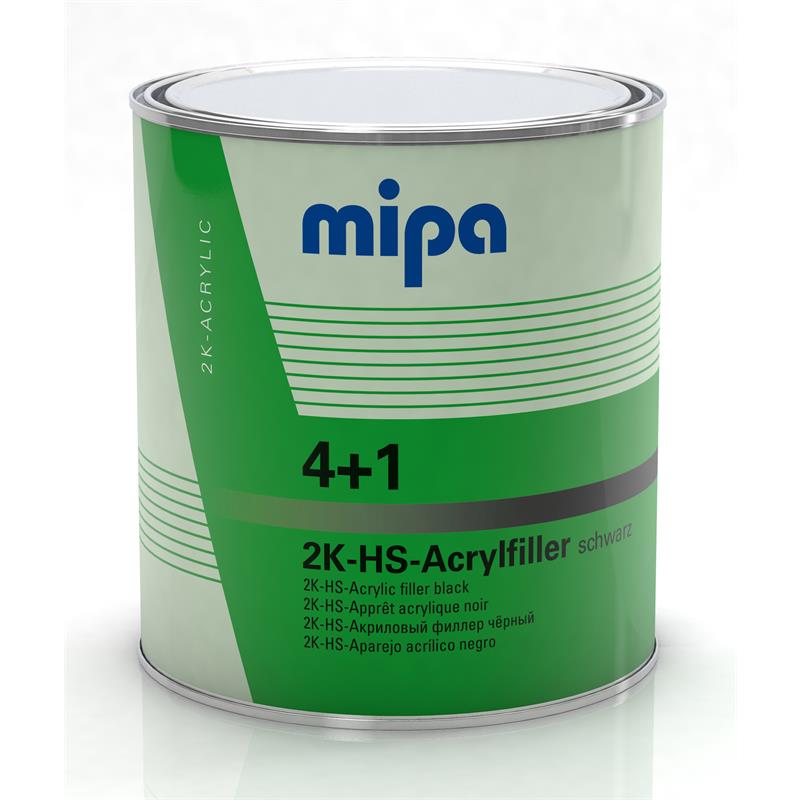 MIPA 4+1 ACRYLFILLER zwart - 3L