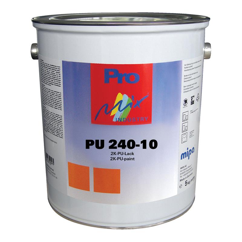 MIPA PU240-10 2K LAK wit/gr MAT-1kg