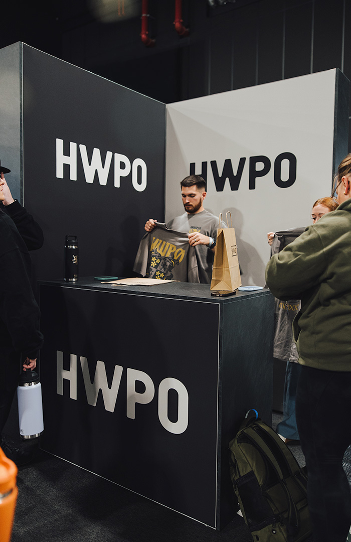 HWPO Booth at HWPO HYROX Boston Friday
