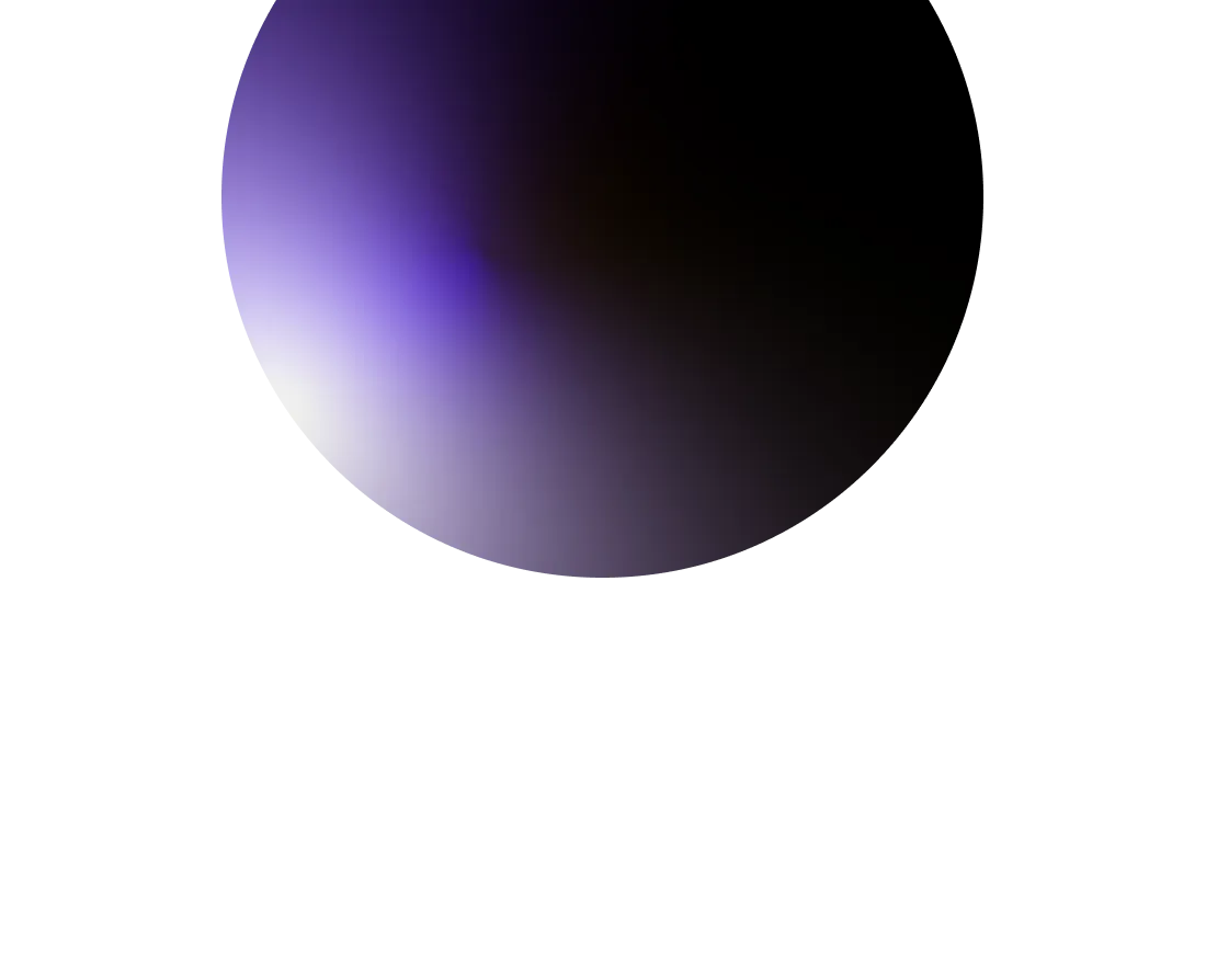 Decorative violet sphere
