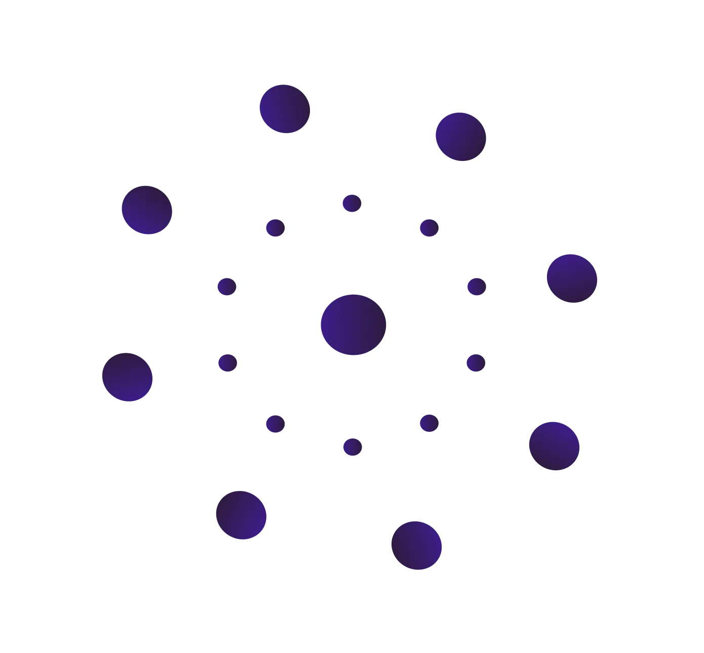 Constellation background decoration