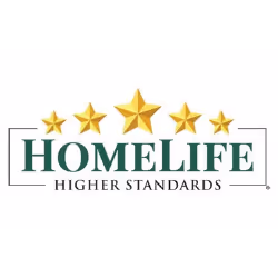 Homelife logo with five gold stars above and the tagline 'Higher Standards' below.