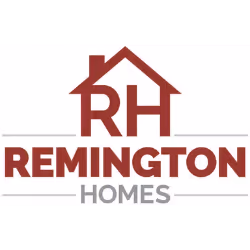 Remington Homes logo with stylized RH forming a house shape above the company name.