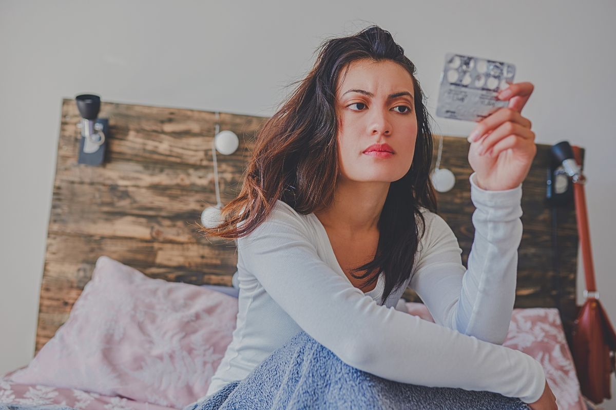 woman checking magnesium side effects