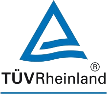 TÜV Rheinland certification logo.