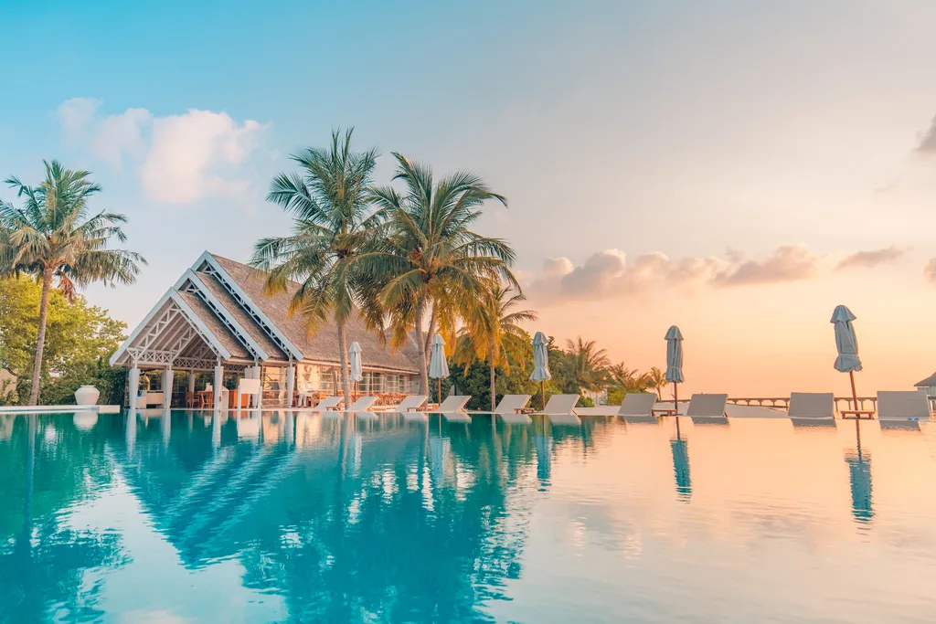 Pool by the beach