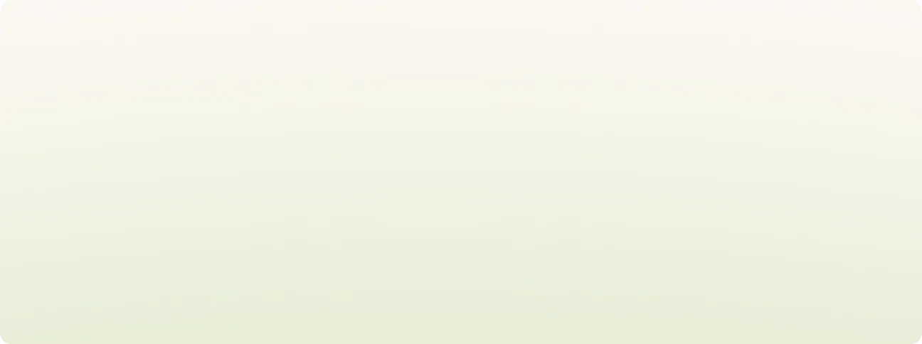 Smooth gradient background transitioning from pale beige at the top to very light green at the bottom.