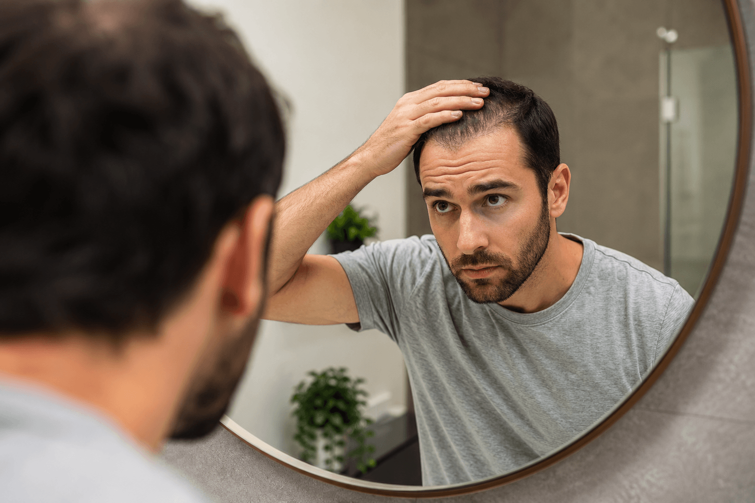 Hair transplant consultation for stress-related hair loss and thinning hair in San Diego, California