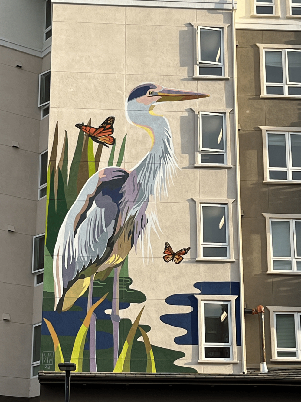 Exterior mural painting