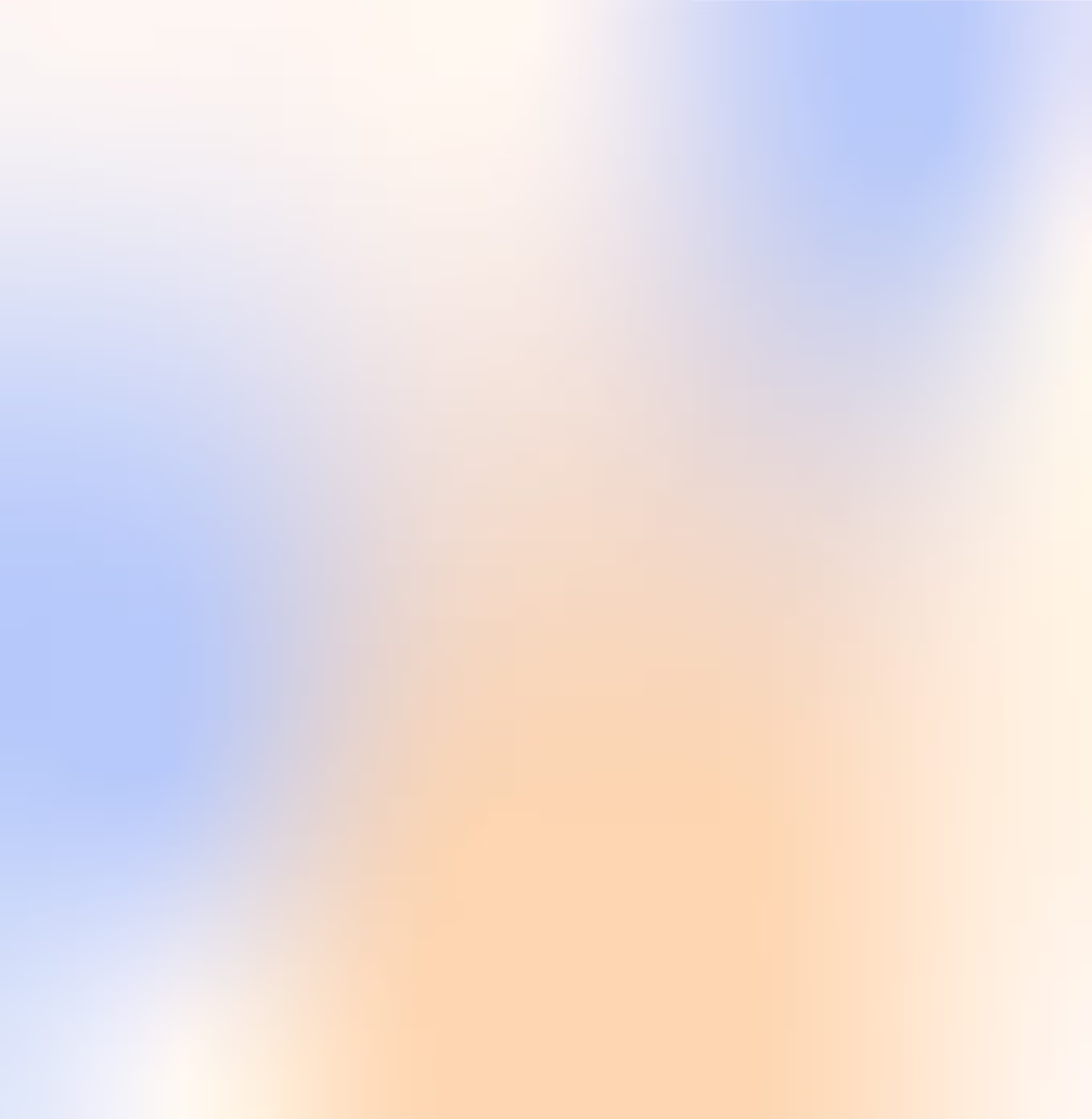 Weicher Farbverlauf mit Blau- und Beigetönen.