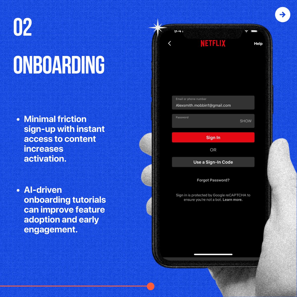 customer retention strategies by onboarding- Netflix