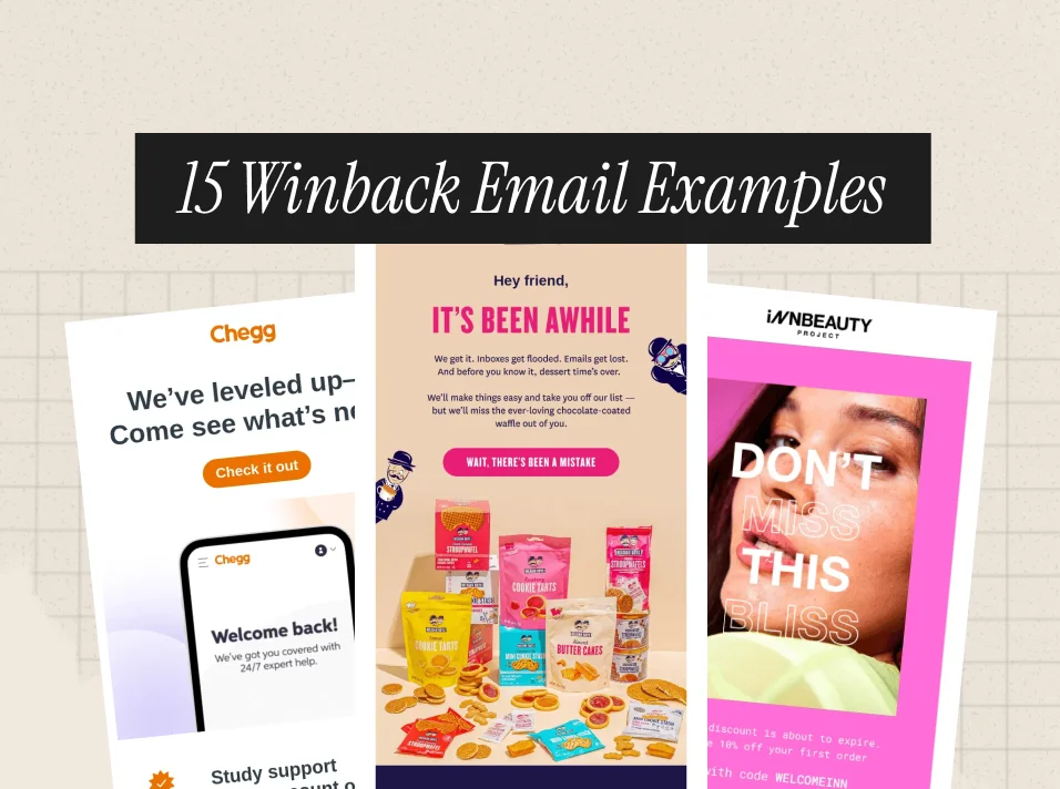 15 Winback Email Examples for DTC Brands [2026]