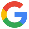 Google logo with red, blue, green, and yellow colors forming a stylized G.