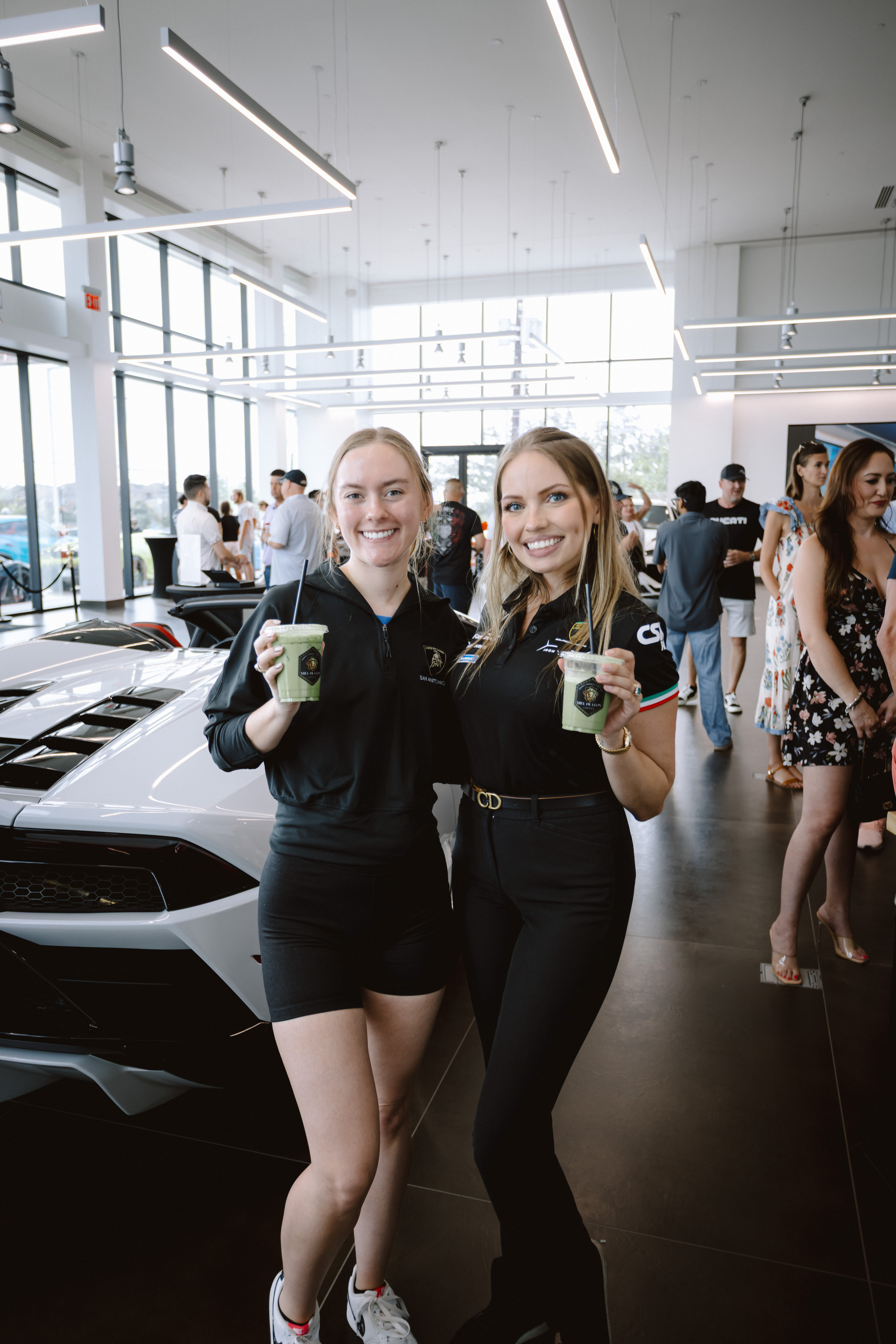 Miel De Leon Coffee mobile espresso bar serving guests at a luxury corporate event in San Antonio TX