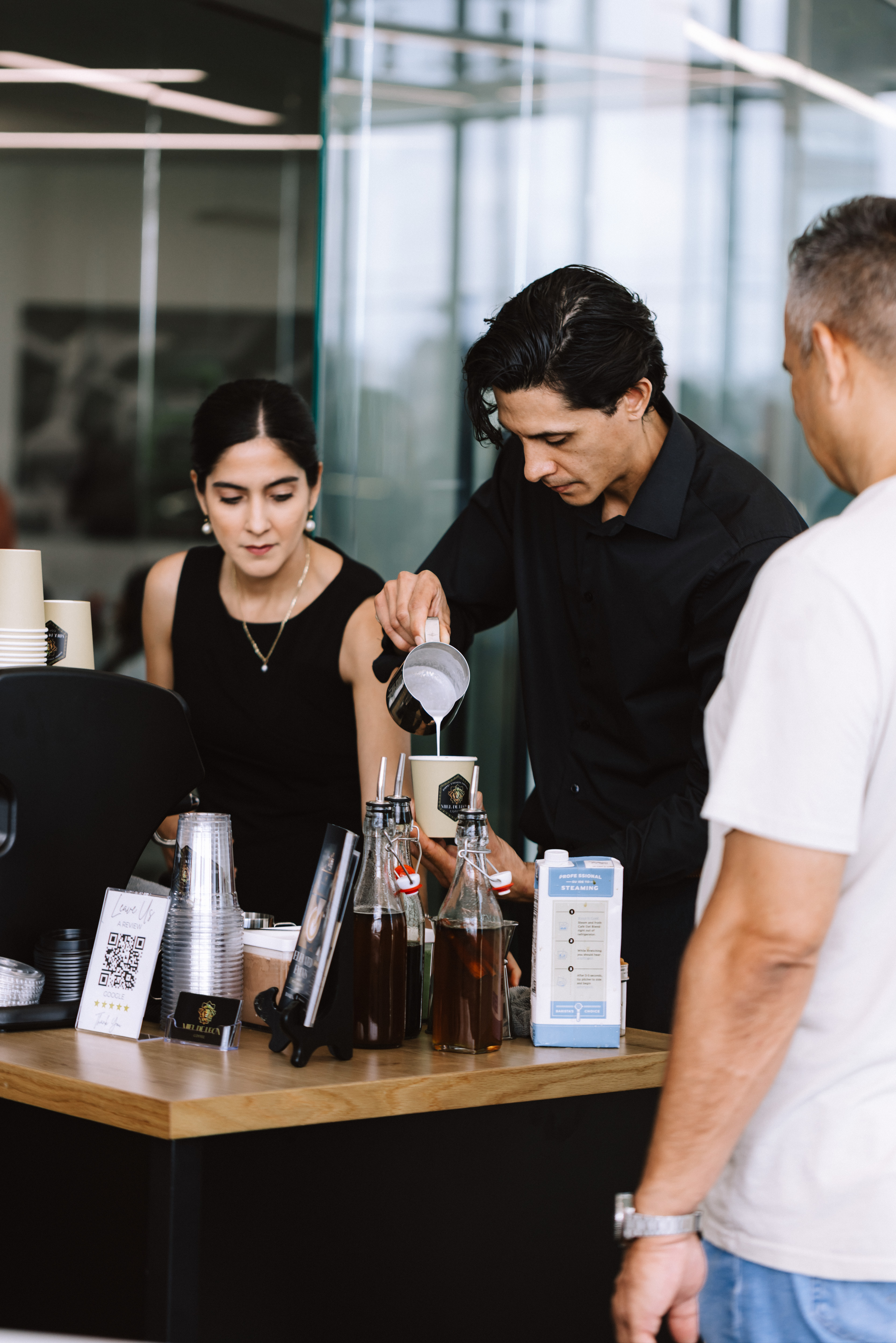 Specialty coffee catering San Antonio wedding