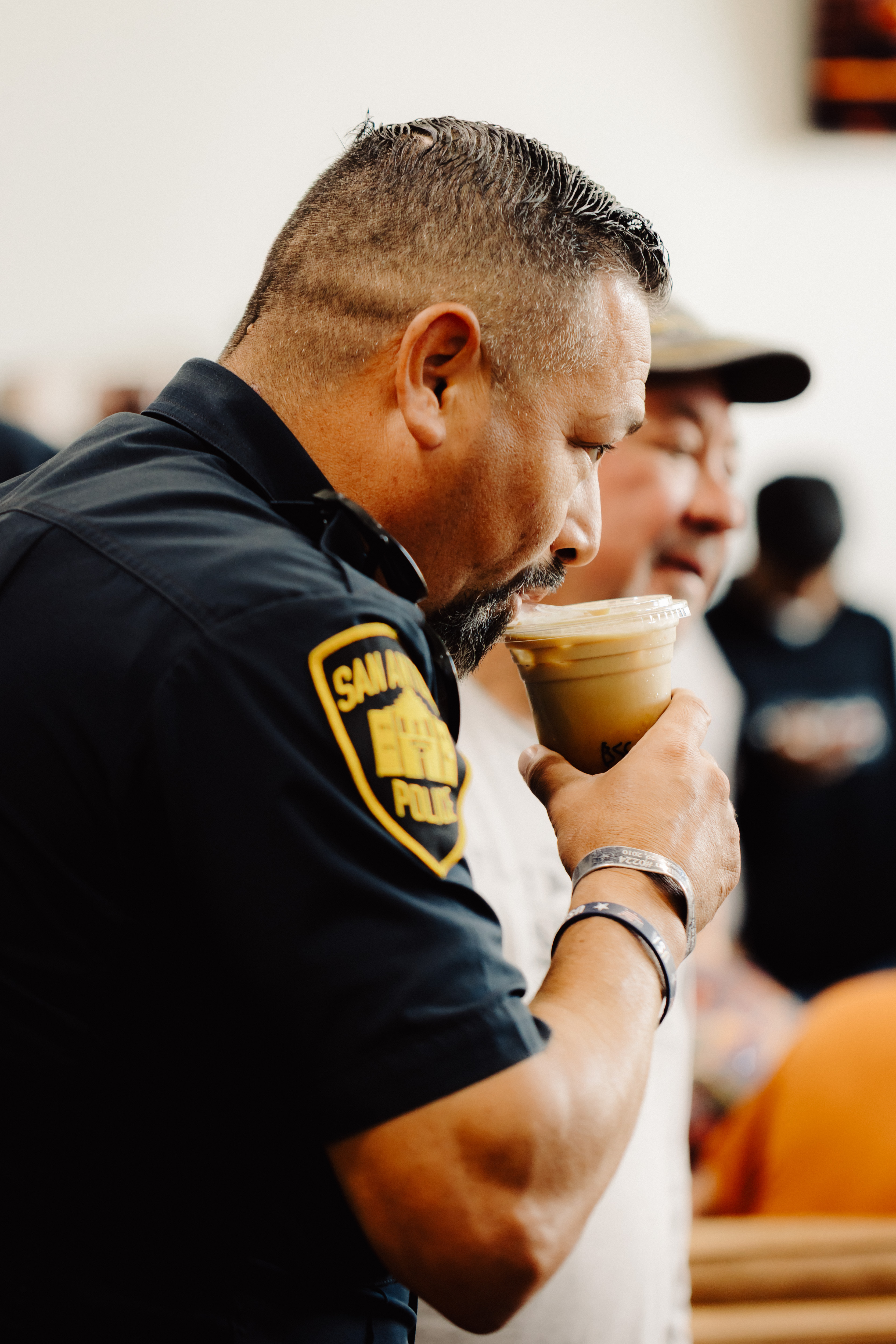 Wedding cocktail hour espresso bar San Antonio TX — Miel De Leon Coffee