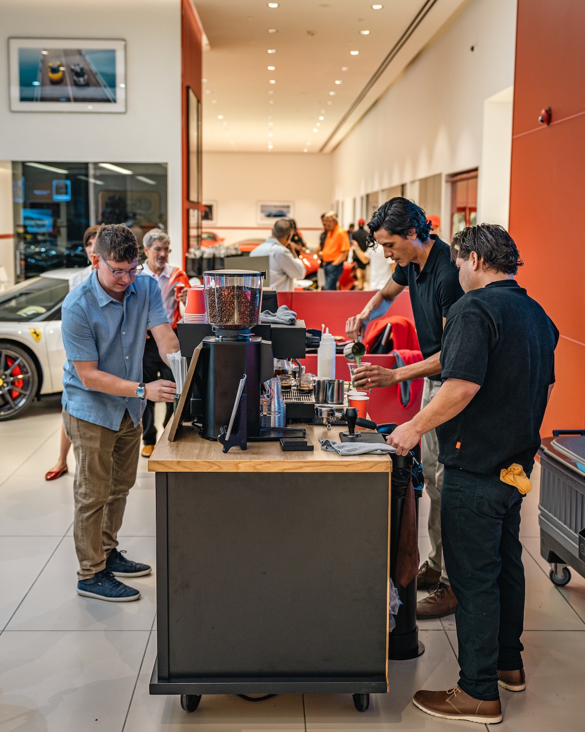 Brand activation coffee catering event San Antonio