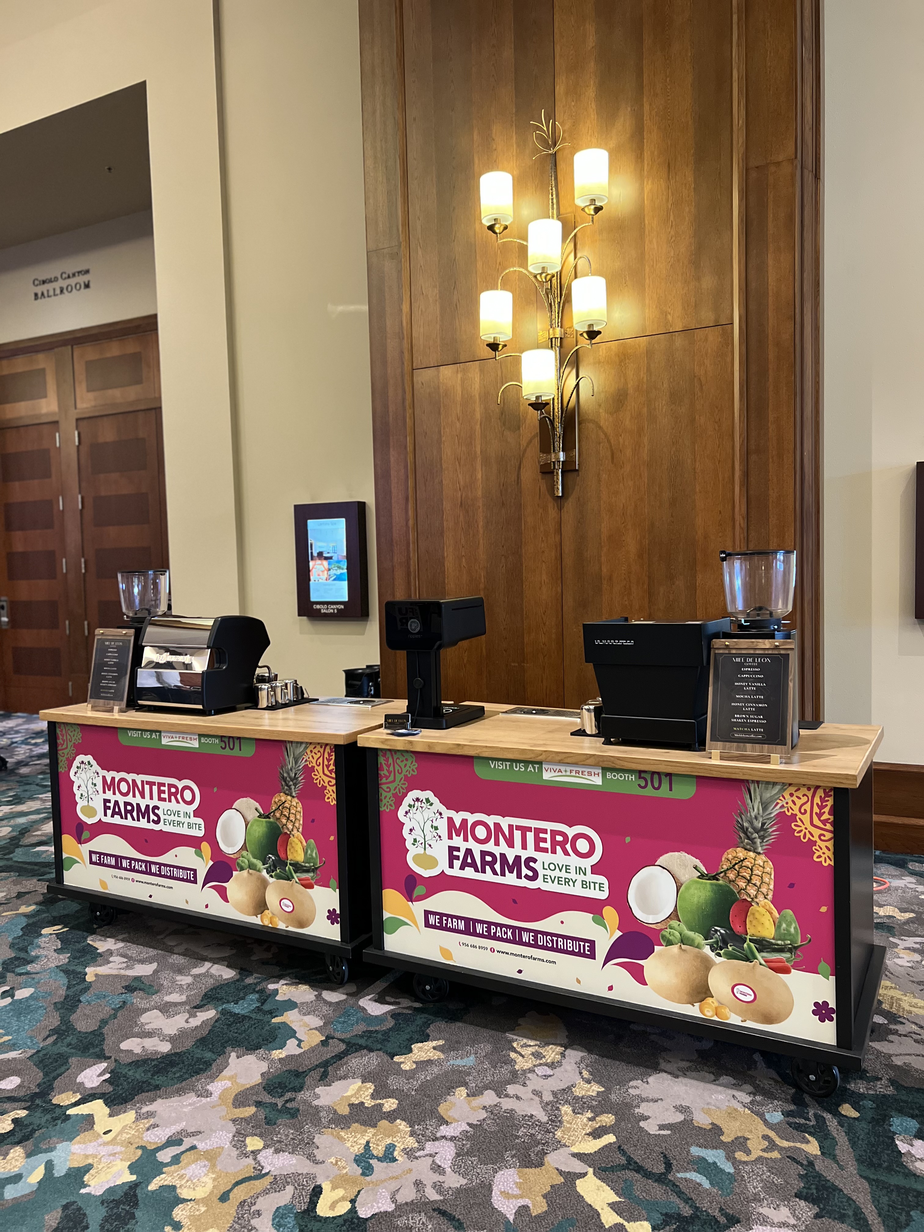 Expos brand activations corporate coffee catering San Antonio